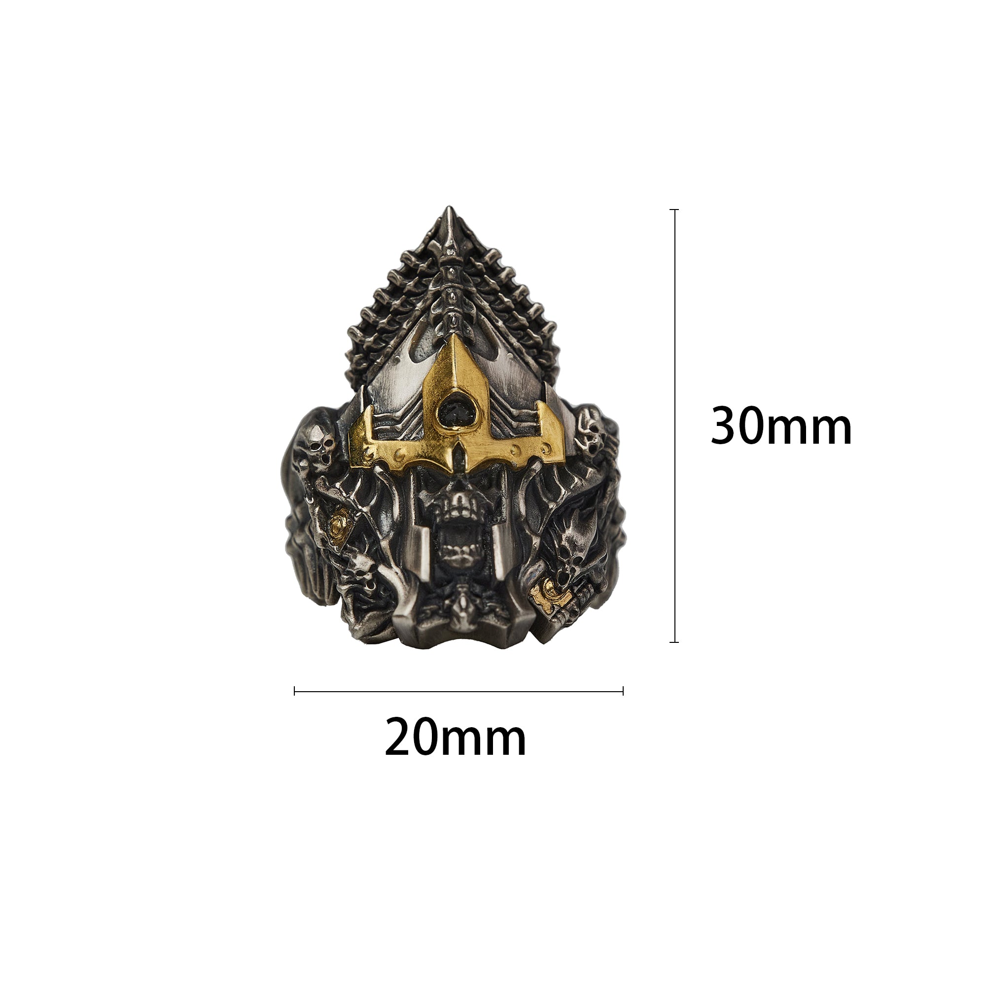 Warhammer Age of Sigmar Supreme Sigil of the Undead Gold Ring Nagash by Starforged